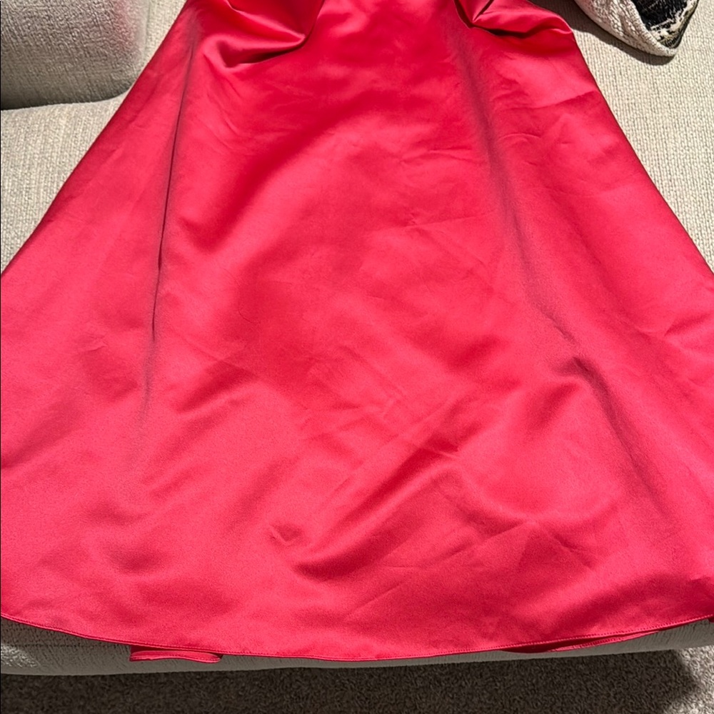 Mori Lee Red Spaghetti Strap Sundress - Picture 12 of 13